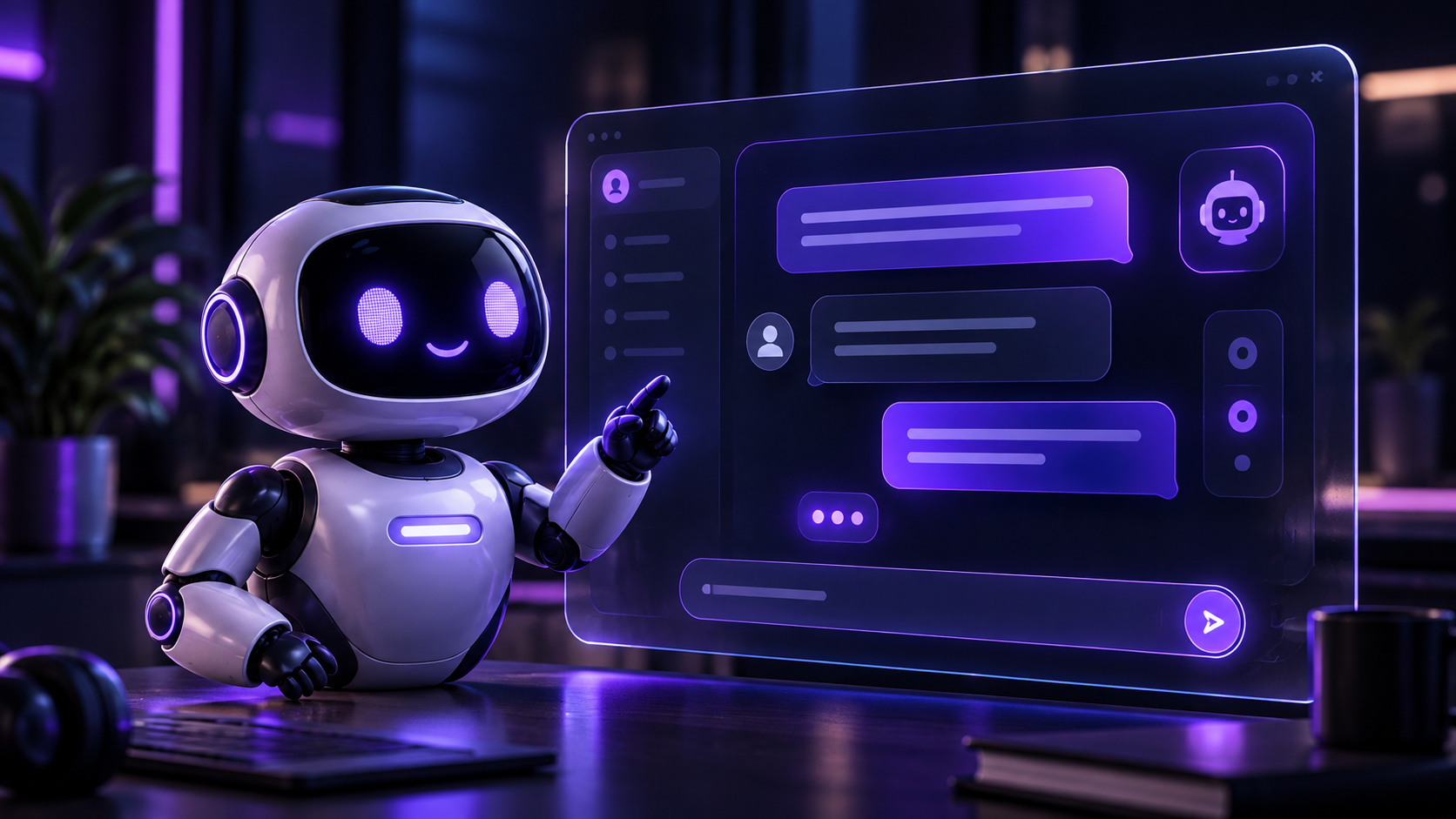 Asistente virtual con interfaz de inteligencia artificial